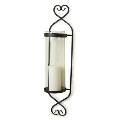 Danya B. Classic Cylinder Wall Sconce in Iron/Glass - Bed Bath & Beyond